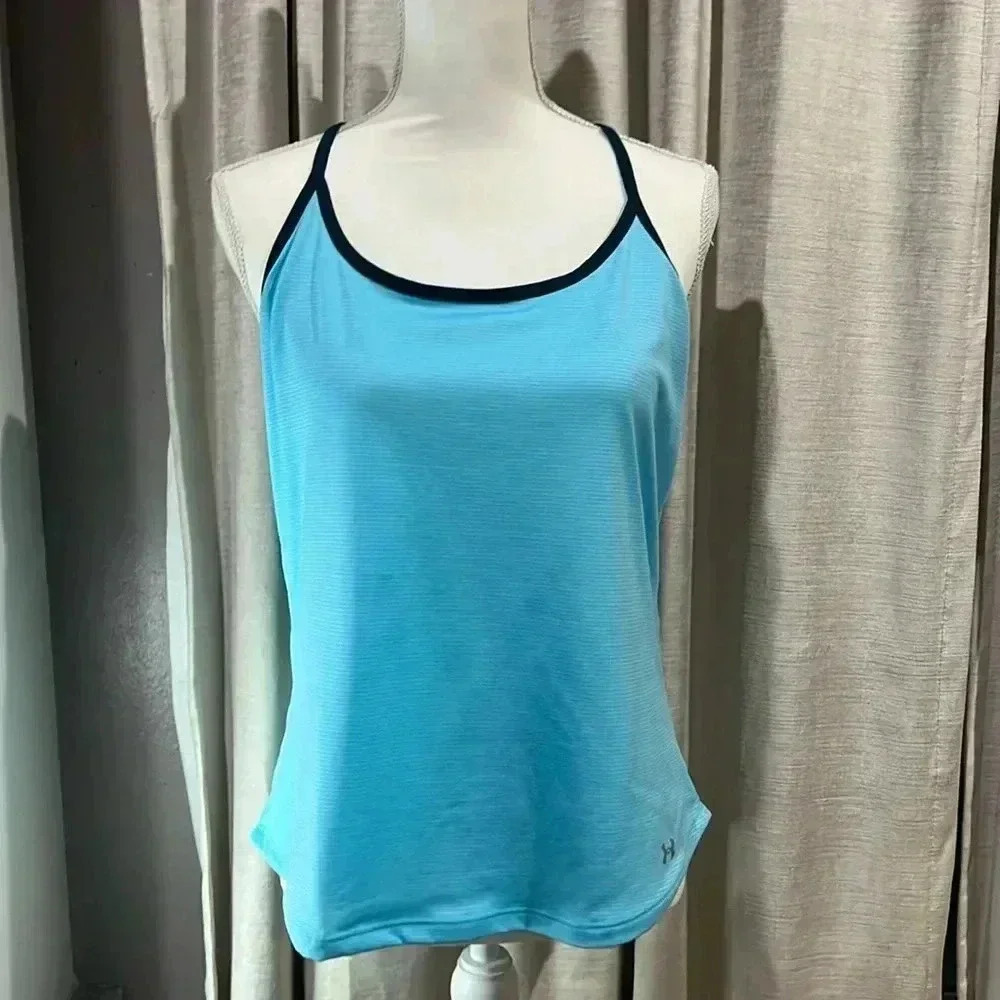 UNDER ARMOUR BLUE RACERBACK TANK